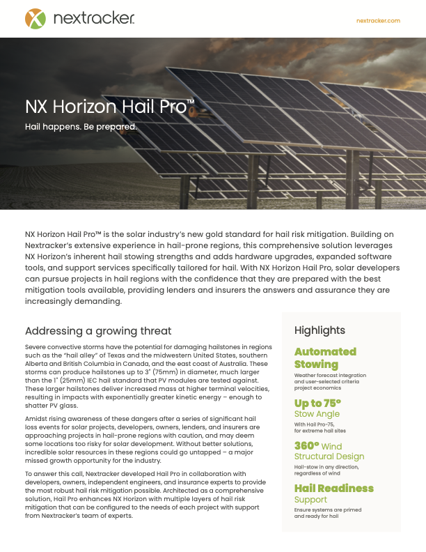 NX Horizon Hail Pro™️ NX Horizon Hail Pro